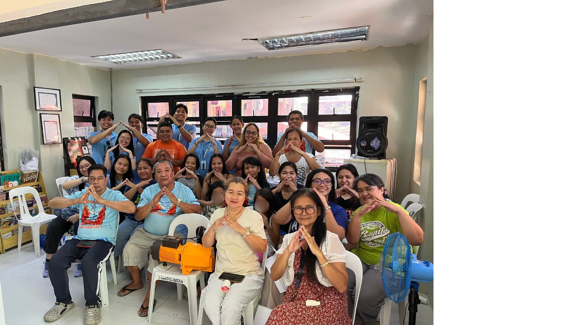 Pasig 1 community leaders and chapter members gathered together